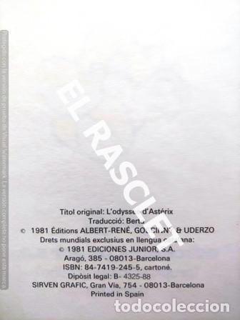 Cómics: L ODISSEA D ASTERIX - EDICIONES JUNIOR -EDITADO EN CATALAN - Foto 2 - 238295375