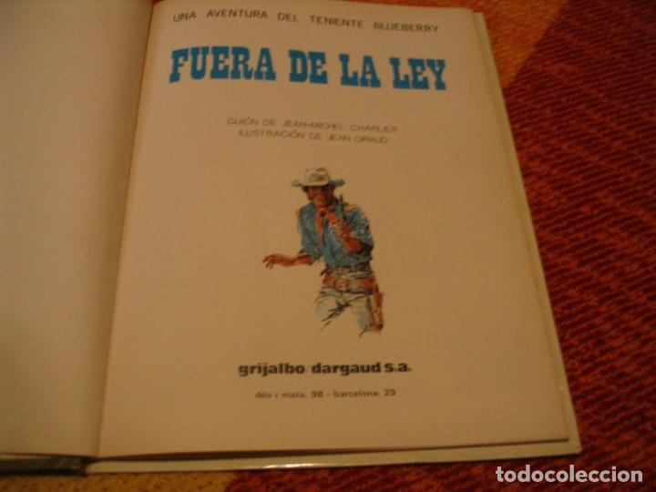 Cómics: TENIENTE BLUEBERRY 10 FUERA DE LA LEY CHARLIER GIRAUD DARGAUD TAPA DURA - Foto 4 - 238423325