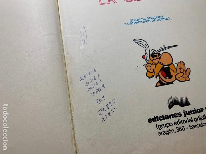 C&oacute;mics: una aventura de asterix , la ciza&ntilde;a - ediciones junior - COB - Foto 3