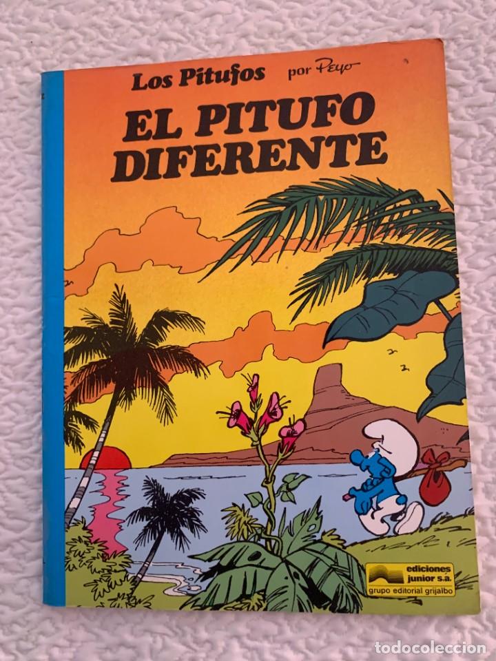 C&oacute;mics: El pitufo diferente, de Peyo. - Foto 1