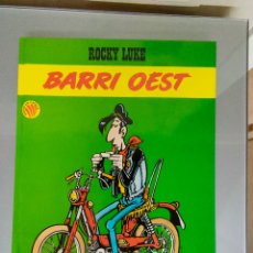 Cómics: LUCKY LUKE GRANDES PARODIAS ROCKY LUKE BARRI OEST CATALÀ 1989. Lote 266349128