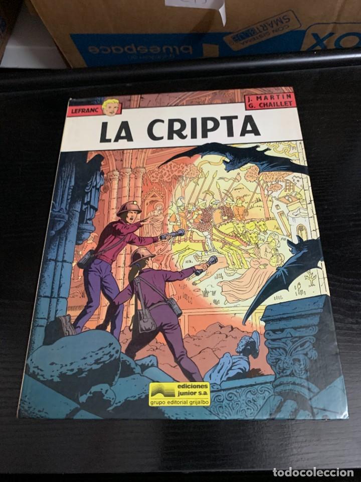 C&oacute;mics: Lefranc T9: La cripta, de Jacques Martin y Gilles Chaillet - Foto 1