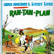 Cómics: LIBROS ADHESIVOS DE LUCKY LUKE - RAN-TAN-PLAN - TIMUN MAS 1985 - NUEVO, SIN USO, UNICO EN TODOCOLEC.. Lote 280503753