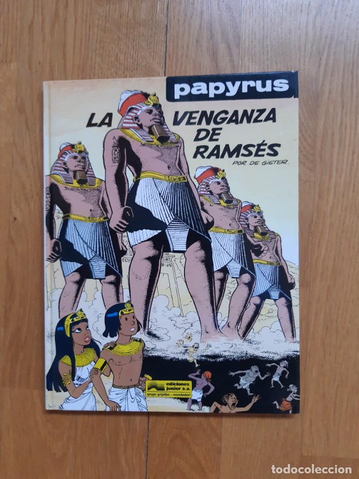 PAPYRUS Nº 7 - LA VENGANZA DE RAMSÉS - DE GIETER - EDICIONES JUNIOR - GRIJALBO 1990 (Tebeos y Comics - Grijalbo - Papyrus)