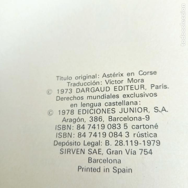 C&oacute;mics: Asterix en C&oacute;rcega 1979 - Foto 3
