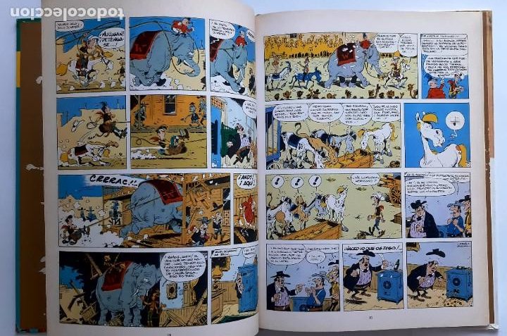 Cómics: LUCKY LUKE - WESTERN CIRCUS - Junior / Grijalbo - 1979 - Tapa dura - Foto 2 - 295735498