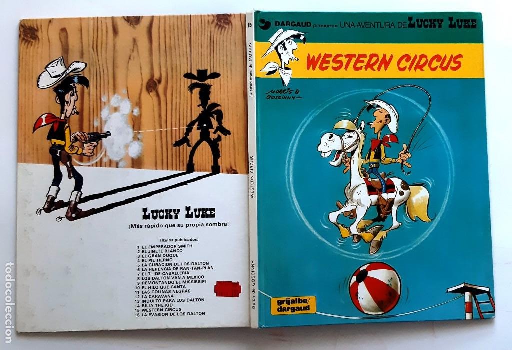 Cómics: LUCKY LUKE - WESTERN CIRCUS - Junior / Grijalbo - 1979 - Tapa dura - Foto 6 - 295735498