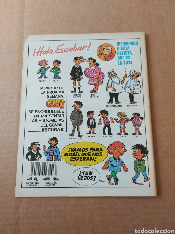 Cómics: Publicación semanal Núm 35 Revista GUAI Ediciones Junior S. A. IBAÑEZ 1987 Grijalbo. - Foto 3 - 312347708