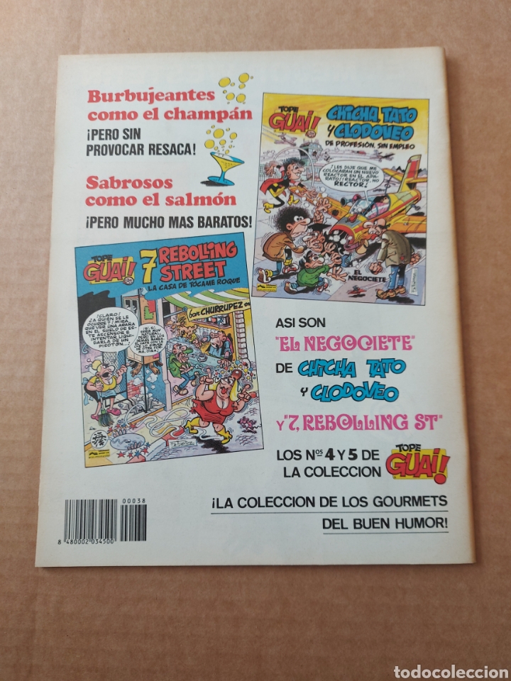 Cómics: Publicación semanal Núm 38 Revista GUAI Ediciones Junior S. A. IBAÑEZ 1987 Grijalbo. - Foto 3 - 312348533
