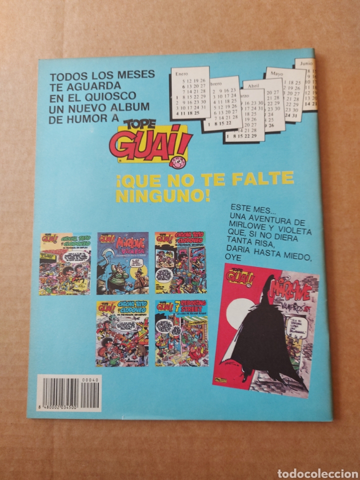 Cómics: Publicación semanal Núm 40 Revista GUAI Ediciones Junior S. A. IBAÑEZ 1987 Grijalbo. - Foto 3 - 312349278