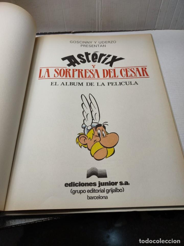 Cómics: Comic Astérix-Y LA SORPRESA DEL CESAR- Ediciones Junior 1986 - Foto 2 - 312349413