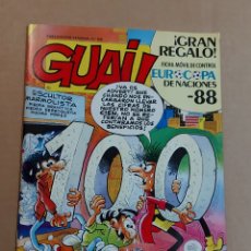 Cómics: EUROCOPA PUBLICACIÓN SEMANAL NÚM 100 REVISTA GUAI EDICIONES TEBEOS S. A. IBAÑEZ 1988 GRIJALBO.. Lote 312415878