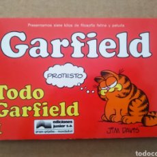 Cómics: GARFIELD N°1: TODO GARFIELD, POR JIM DAVIS (JUNIOR/GRIJALBO, 1990).. Lote 320666583