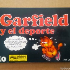 Cómics: GARFIELD N°10: Y EL DEPORTE, POR JIM DAVIS (JUNIOR/GRIJALBO, 1990).. Lote 320666698