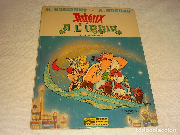 C&oacute;mics: ASTERIX A LINDIA 1987. EN CATALAN. - Foto 1