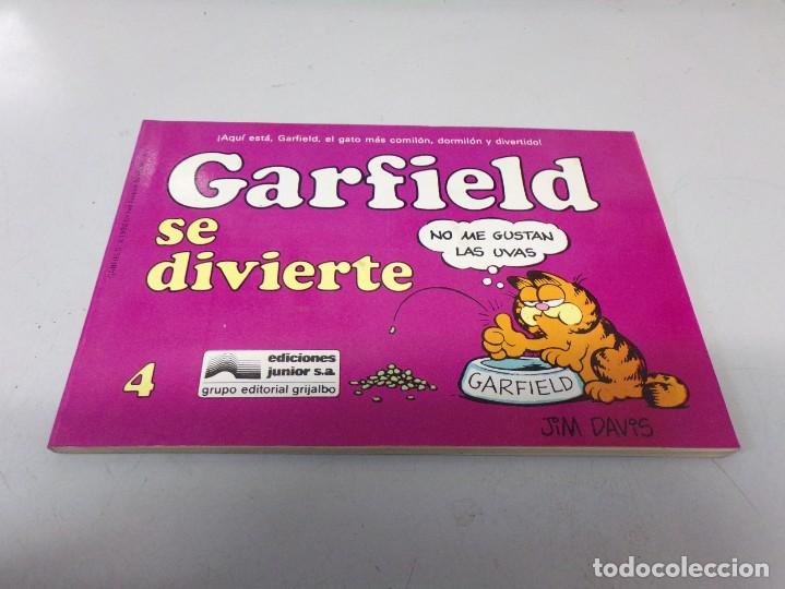 C&oacute;mics: ESTAMOS LIQUIDANDO. GARFIELD EDICIONES JUNIOR NUMERO 4 SE DIVIERTE REF 127 - Foto 1