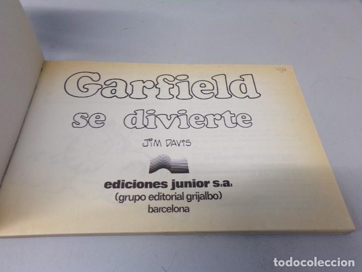 C&oacute;mics: ESTAMOS LIQUIDANDO. GARFIELD EDICIONES JUNIOR NUMERO 4 SE DIVIERTE REF 127 - Foto 2