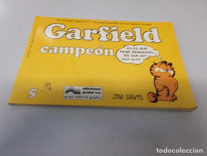 C&oacute;mics: ESTAMOS LIQUIDANDO. GARFIELD EDICIONES JUNIOR NUMERO 5 CAMPEON REF 127 - Foto 1