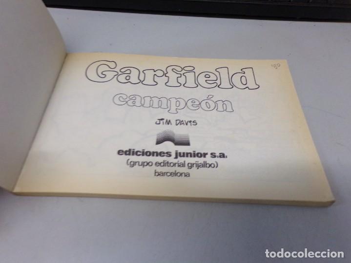 C&oacute;mics: ESTAMOS LIQUIDANDO. GARFIELD EDICIONES JUNIOR NUMERO 5 CAMPEON REF 127 - Foto 2