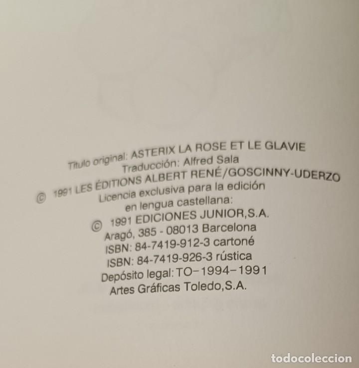 C&oacute;mics: ASTERIX LA ROSA Y LA ESPADA 1&deg; EDICION 1991 - Foto 3
