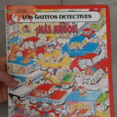 Cómics: ANTIGUO LIBRO LOS GATITOS DETECTIVES JUEGO CHIYOSHI MATSUSHITA JUNIOR GRIJALBO MONDADORI 1993. Lote 359080235