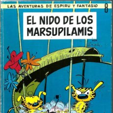 Cómics: FRANQUIN - SPIROU ESPIRU Y FANTASIO Nº 8 - EL NIDO DE LOS MARSUPILAMIS - JAIMES 1969, 1ª EDICION. Lote 376777859