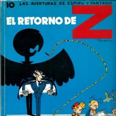 Cómics: FRANQUIN - SPIROU Y FANTASIO Nº 10 - ESPIRU - EL RETORNO DE Z - JAIMES 1970, 1ª EDICION. Lote 376779584