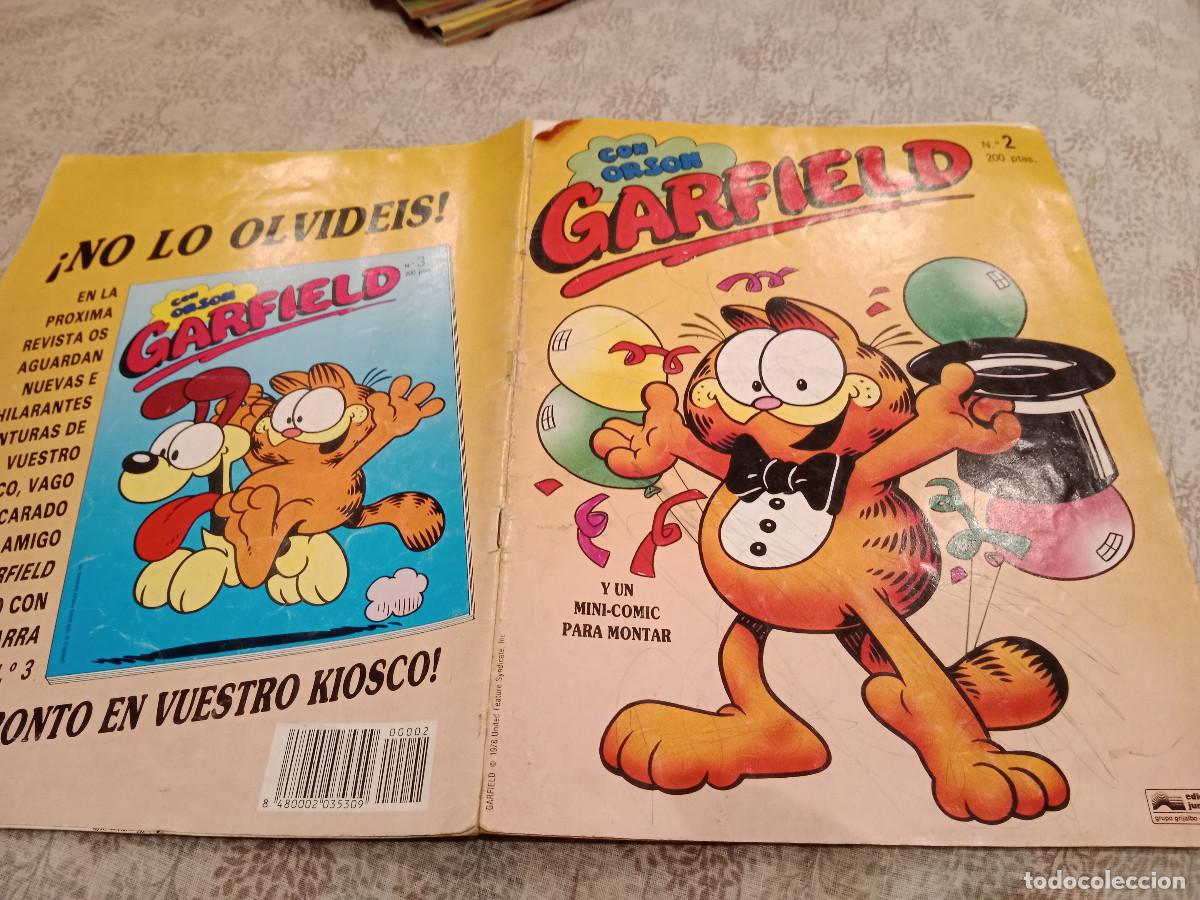 C&oacute;mics: CON ORSON GARFIELD N&ordm;2 EDICIONES JUNIOR 1990 - Foto 1
