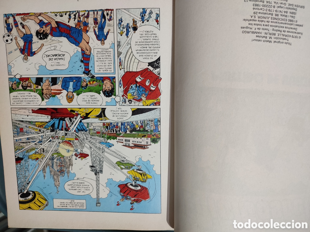 C&oacute;mics: Eric Castel .Partido de Vuelta N&uacute;m.2 1979 - Foto 2