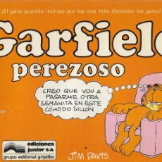 Cómics: GARFIELD PEREZOSO - Nº 8 - JIM DAVIS - EDICIONES JUNIOR S.A. / EDT. GRIJALBO, 1988.