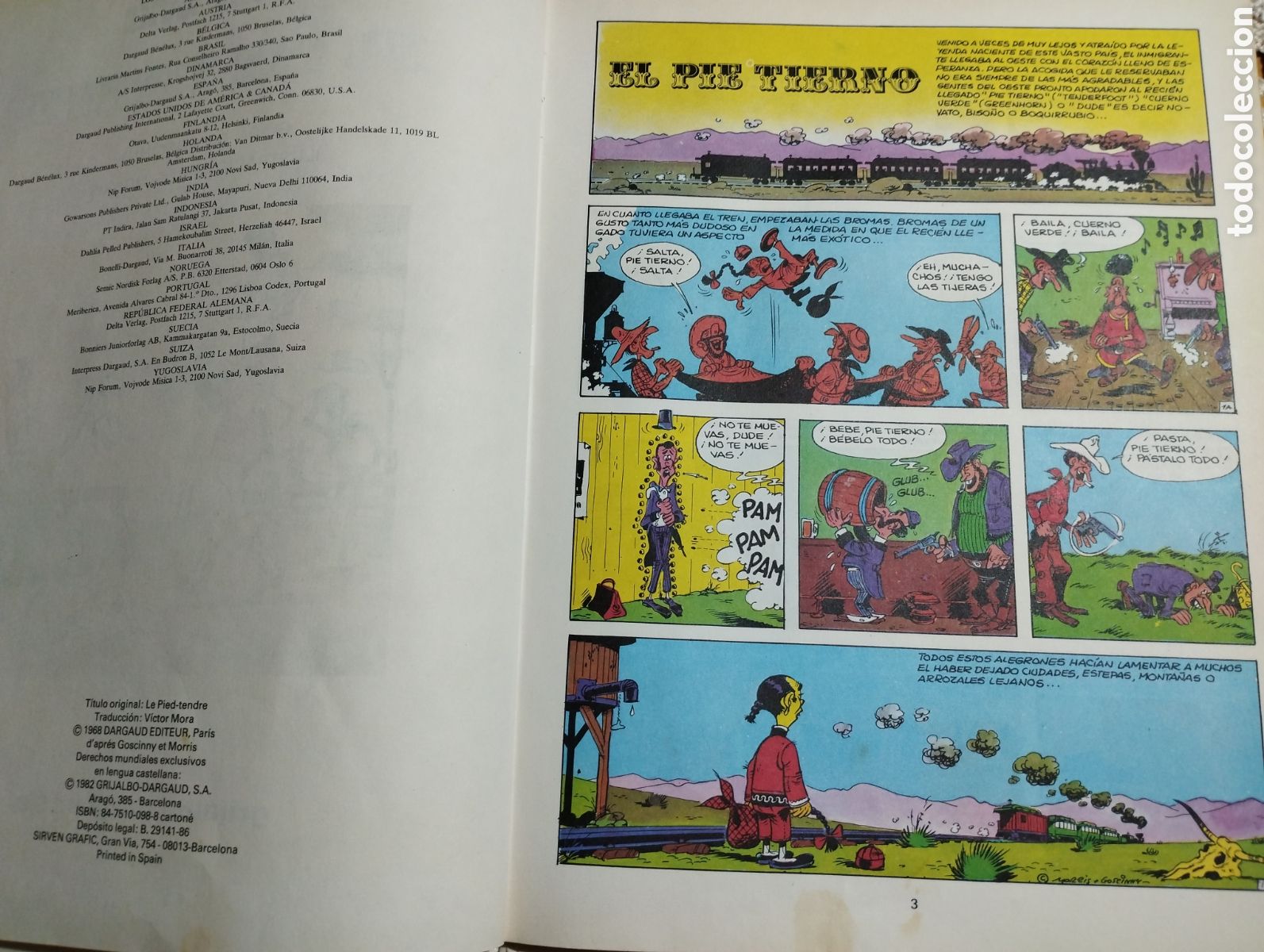 C&oacute;mics: LUCKY LUKE -EL PIE TIERNO- - Foto 3