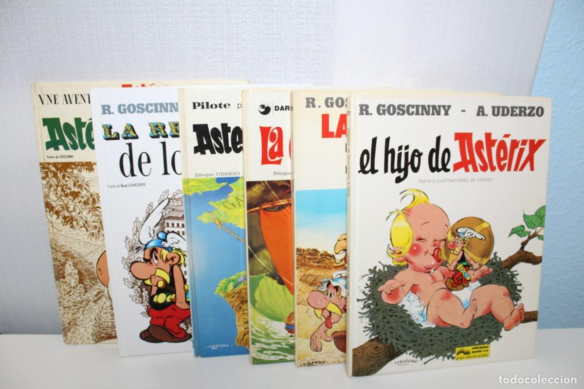 C&oacute;mics: LOTE DE 6 COMIC PASTA DURA ASTERIX - Foto 1
