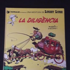 Cómics: LUCKY LUKE - LA DILIGENCIA - GRIJALBO 1983 - TAPAS DURAS - MUY BUEN ESTADO COMIC (CATALAN)