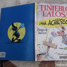 Cómics: CALVIN+HARDY, TINIEBLO LALOSA, JUEGOS DE HUESOS, DRAGON COMICS, 1990, TAPA DURA