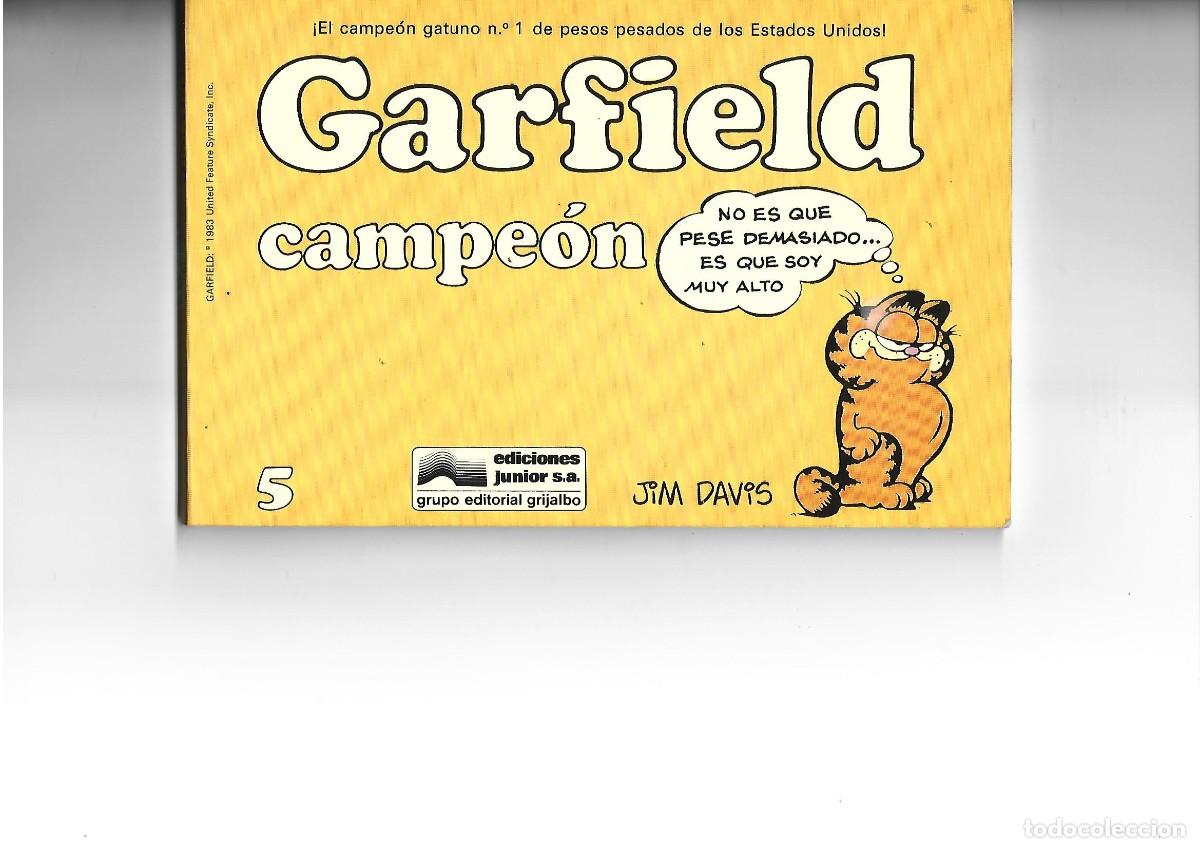 C&oacute;mics: GARFIELD N&ordm; 5 EDICIONES JUNIOR 1983 - Foto 1
