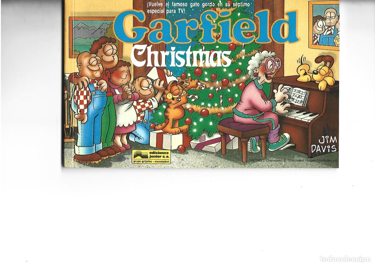 C&oacute;mics: GARFIELD CHRISMAS EDICIONES JUNIOR 1981 ( EN COLOR ) - Foto 1