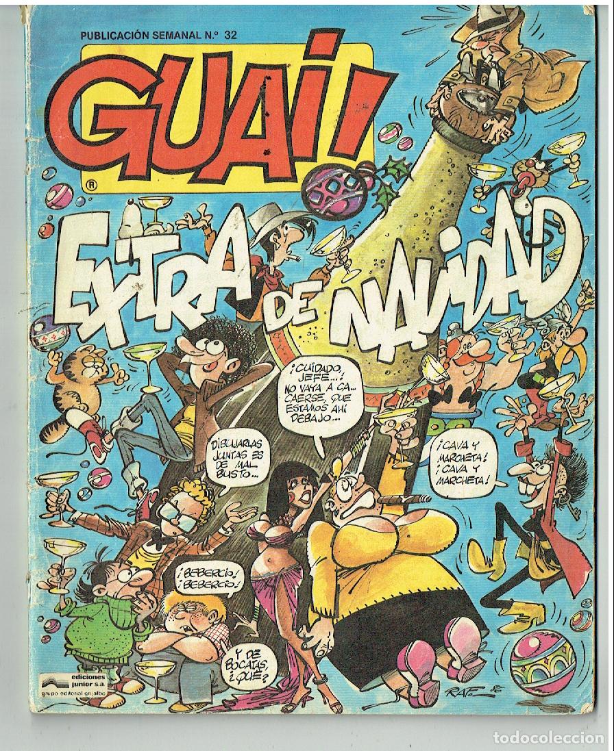 C&oacute;mics: GUAI.!. N&ordm; 32. EXTRA DE NAVIDAD. EDICIONES JUNIOR. C/A15) - Foto 1