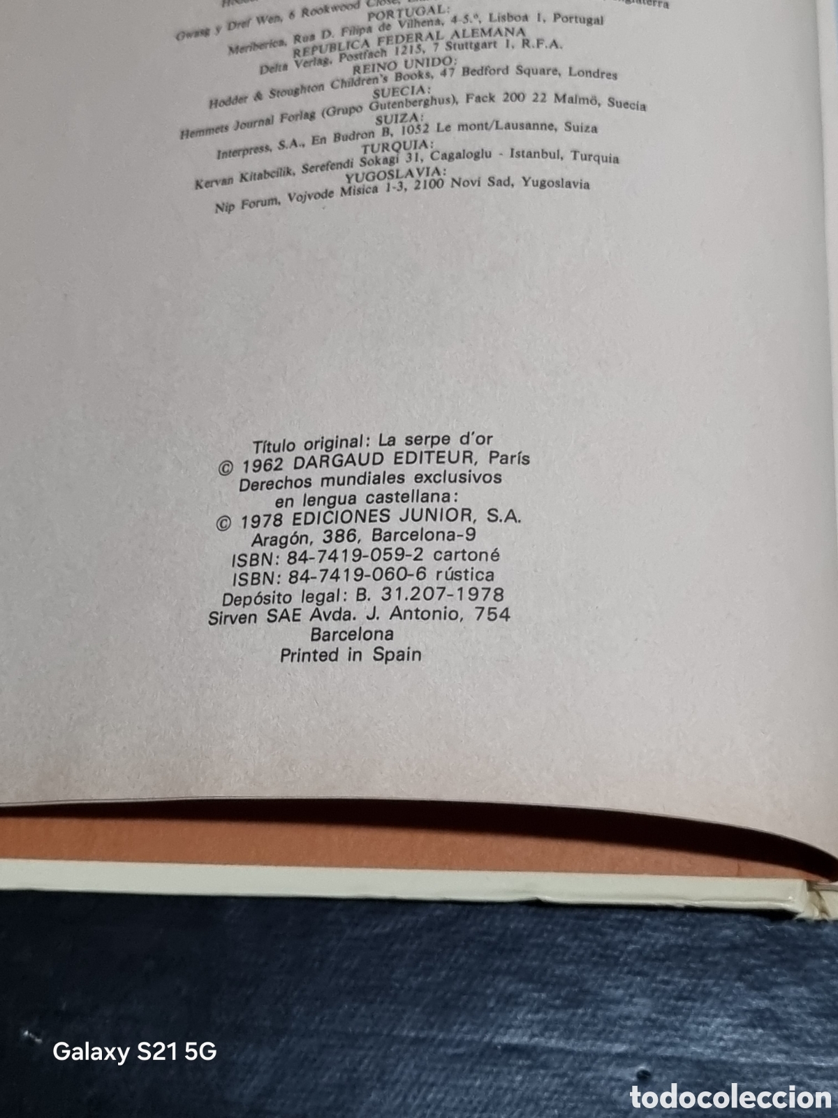 C&oacute;mics: COMIC ASTERIX - LA HOZ DE ORO 1978 - Foto 2