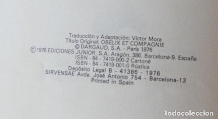 C&oacute;mics: ASTERIX - OBELIX Y COMPA&Ntilde;IA - DARGAUD - EDICIONES JUNIOR 1976 - Foto 4