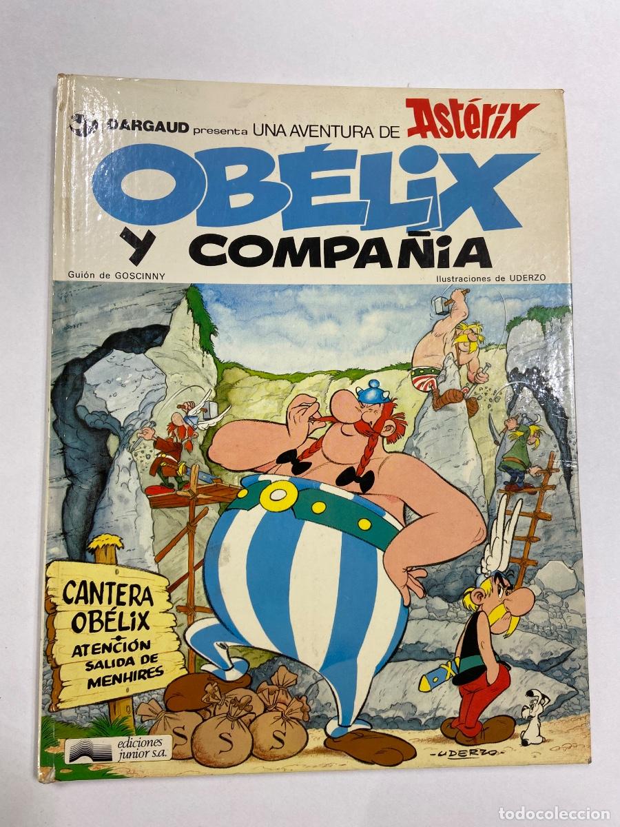 C&oacute;mics: Ast&eacute;rix. Ob&eacute;lix y compa&ntilde;&iacute;a. Ediciones Junior. 1976. - Foto 1