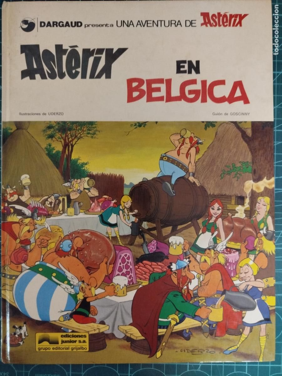 C&oacute;mics: ASTERIX EN BELGICA. DARGAUD 1979. EDICIONES JUNIOR - Foto 1