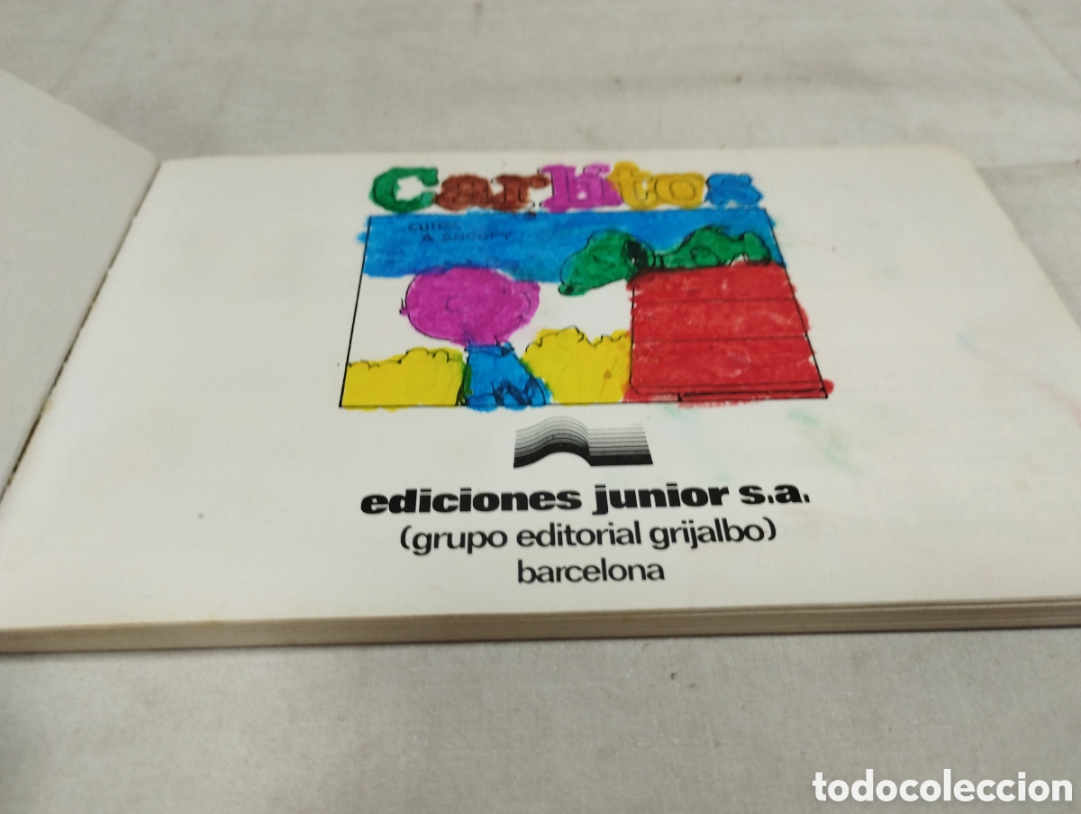 C&oacute;mics: Carlitos cuida a Snoopy. Ediciones Junior, 1985 - Foto 2