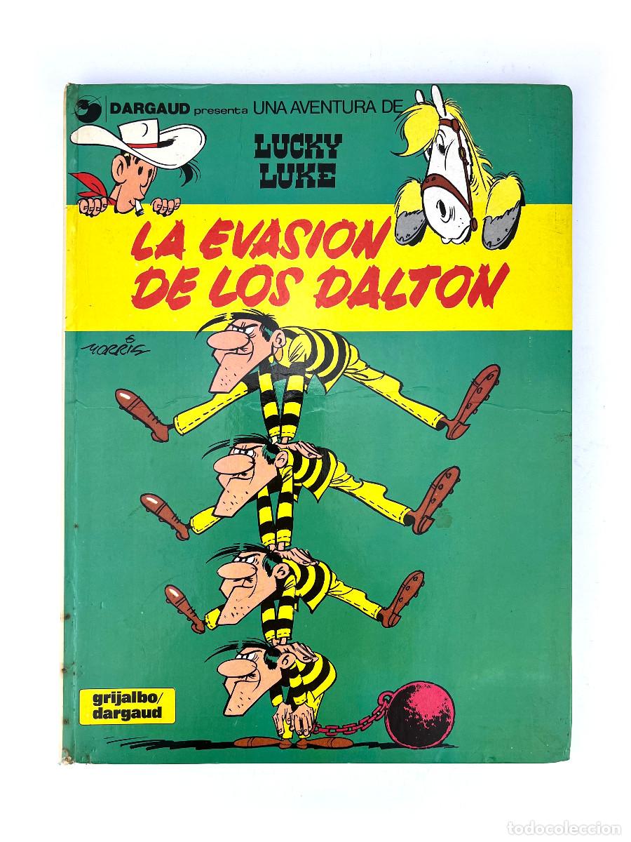 La Evasion de los Dalton por Morris Lucky Luke Hermanos Grijalbo Dargaud Tebeo Oeste Comic Tapa Dura