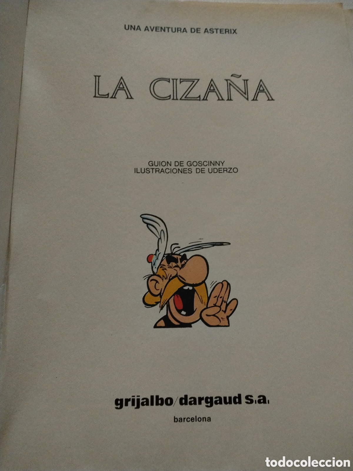 C&oacute;mics: ASTERIX - LA CIZA&Ntilde;A - GRIJALBO DARGAUD 1996. - Foto 2