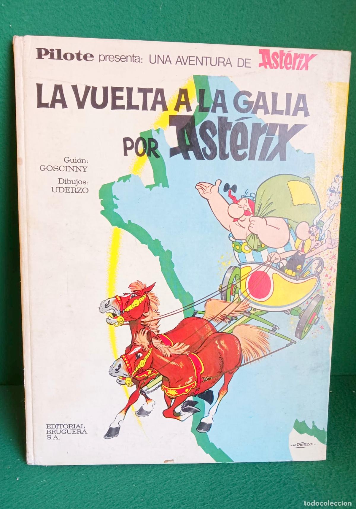 C&oacute;mics: AXTERIX PILOTE 1&ordf; EDICI&Oacute;N SIN N&Uacute;MERO - LA VUELTA A LA GALIA POR AST&Eacute;RIX 1 - CONTRAPORTADA ANTIGUA