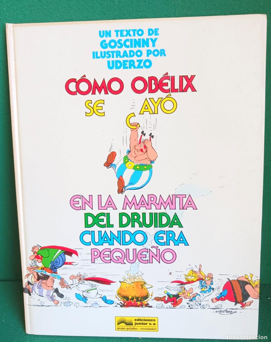 C&oacute;mics: AST&Eacute;RIX GRIJALBO JUNIOR - COMO OB&Eacute;LIX CAYO EN LA MARMITA - 1&ordf;/1990 - MUY BUEN ESTADO