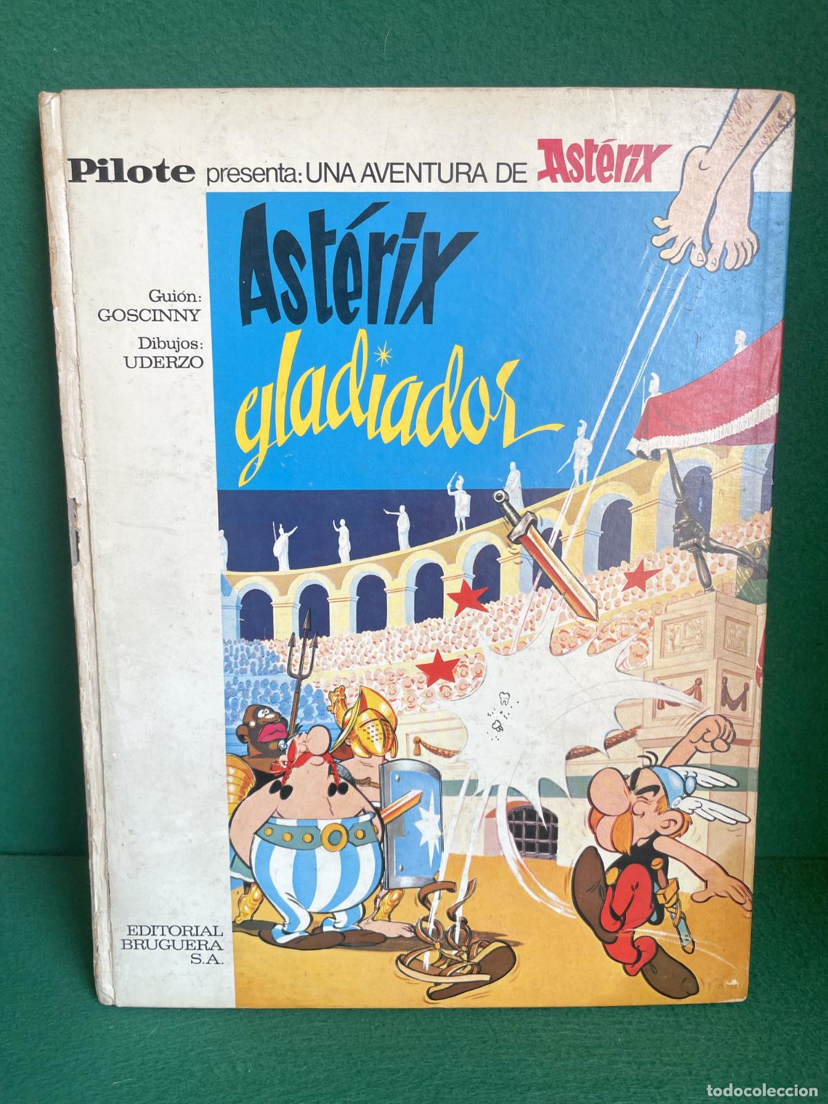 C&oacute;mics: AST&Eacute;RIX PILOTE SIN N&Uacute;MERO 1&ordf; EDICI&Oacute;N - AST&Eacute;RIX GLADIADOR 10 - 1&ordf;/1968 - CONTRAPORTADA ANTIGUA