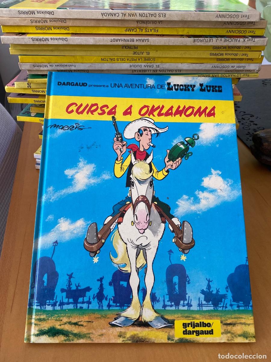 C&oacute;mics: CURSA A OKLAHOMA LUCKY LUKE N&ordm; 39 MORRIS EN CATAL&Agrave; GRIJALBO 1989.