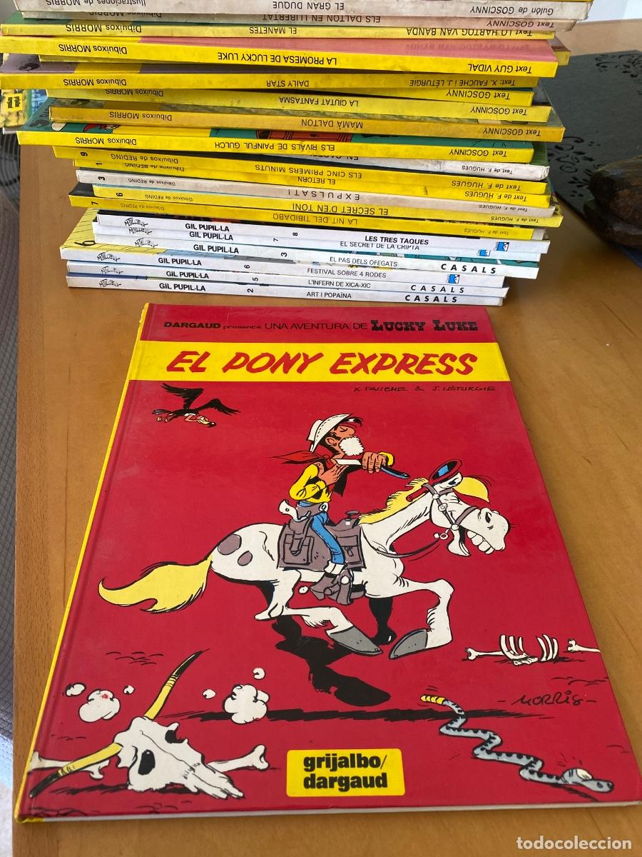 C&oacute;mics: EL PONY EXPRESS LUCKY LUKE N&ordm; 40 MORRIS EN CATAL&Agrave; GRIJALBO 1989.