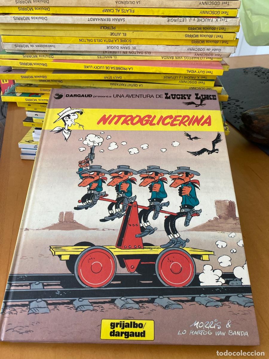 C&oacute;mics: NITROGLICERINA LUCKY LUKE N&ordm; 35 MORRIS EN CATAL&Agrave; GRIJALBO 1989.